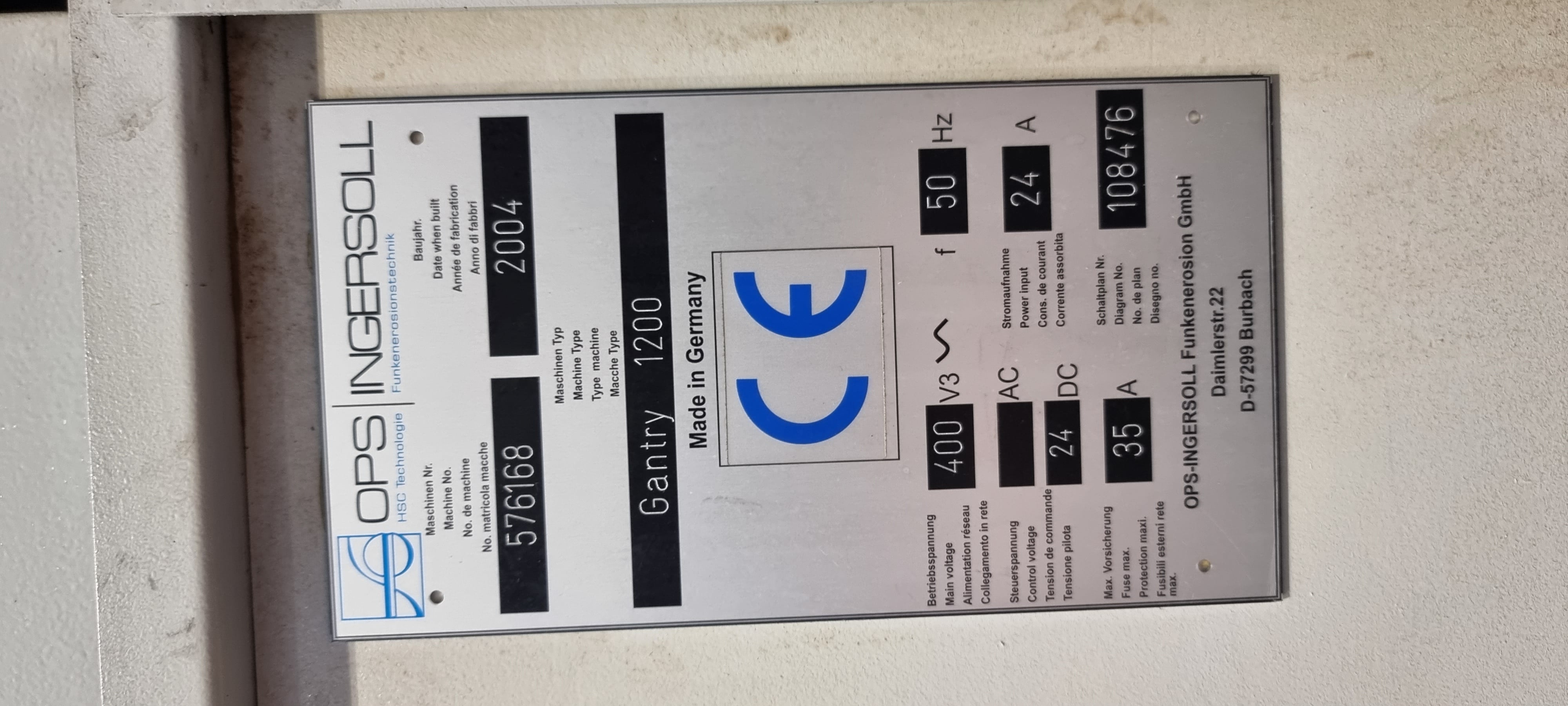 INGERSOLL GANTRY 1200 